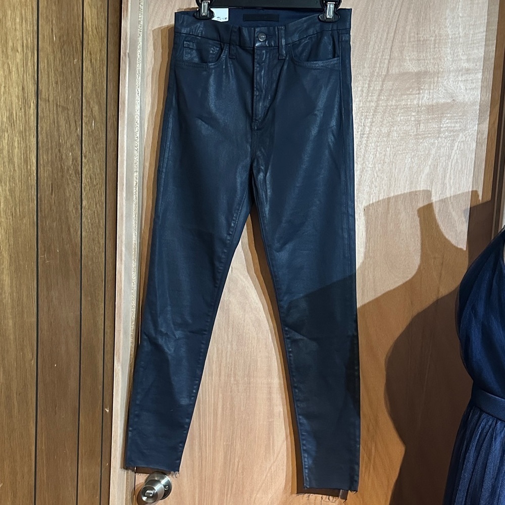 Joe's Jeans blue coated Skinny Jeans 28